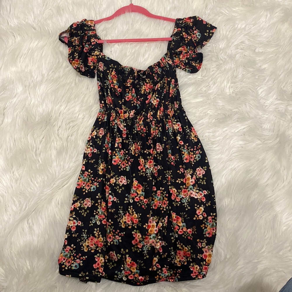 Floral print spring dress